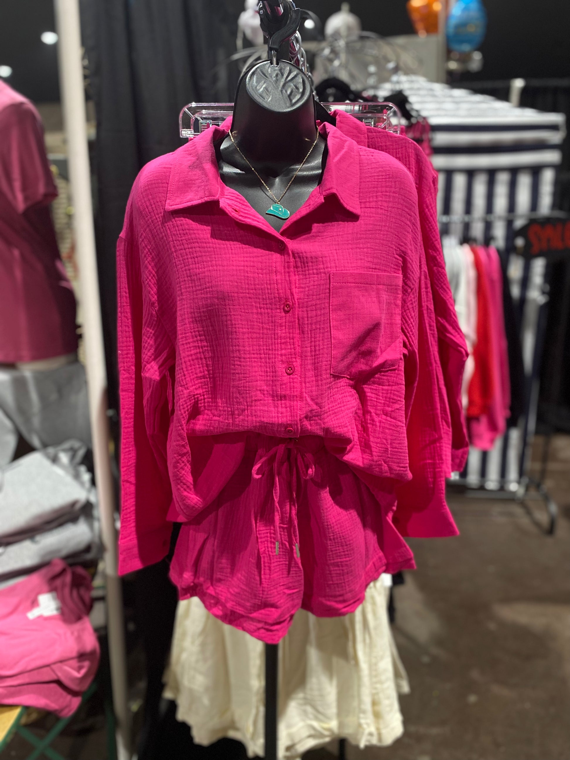 Fuchsia Loungewear Set