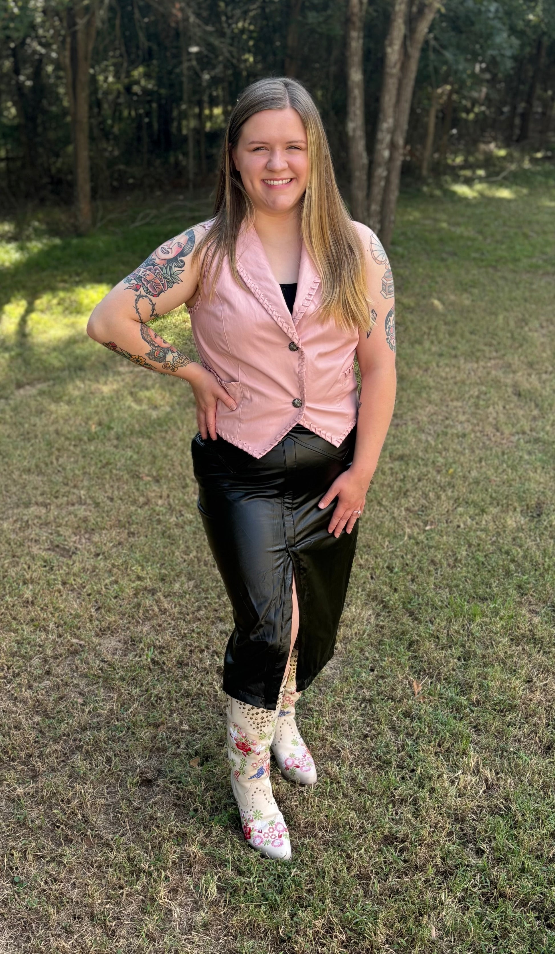 Blush’n Western Vest