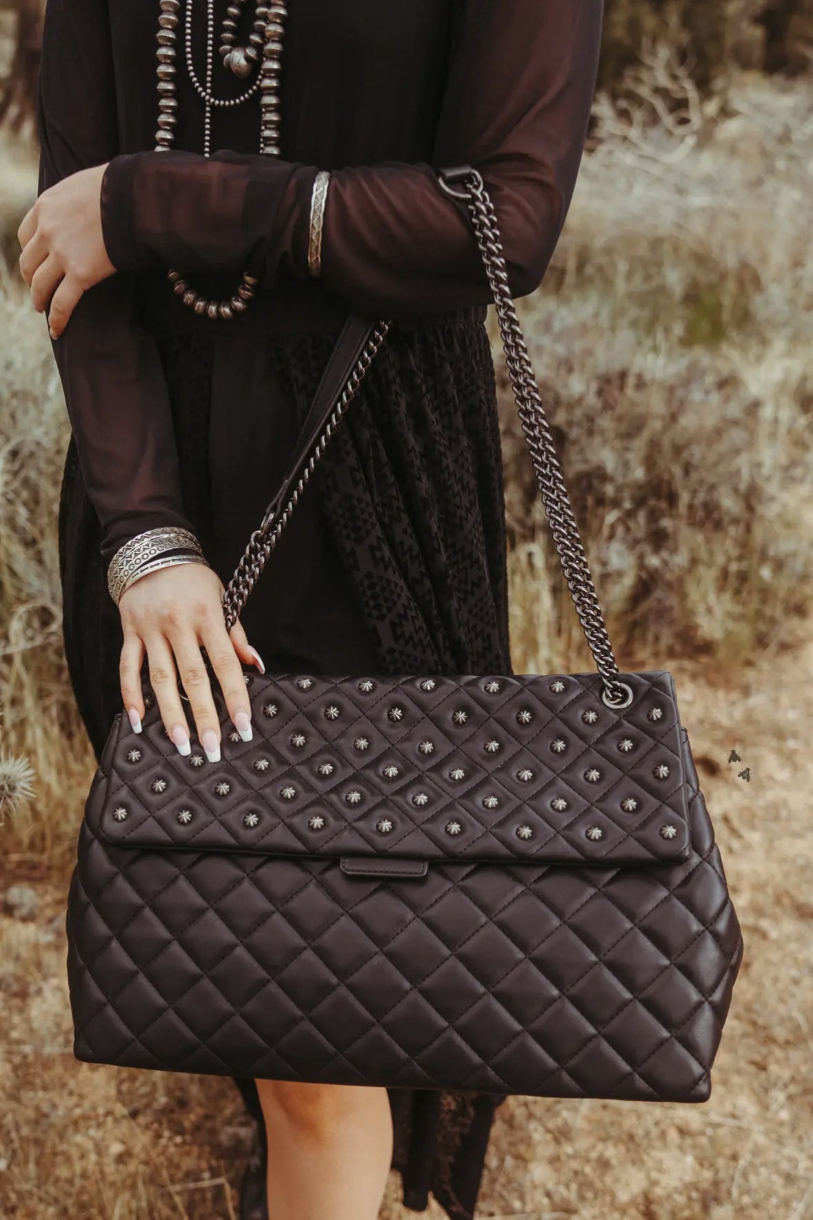 Western Grunge Shoulder Bag