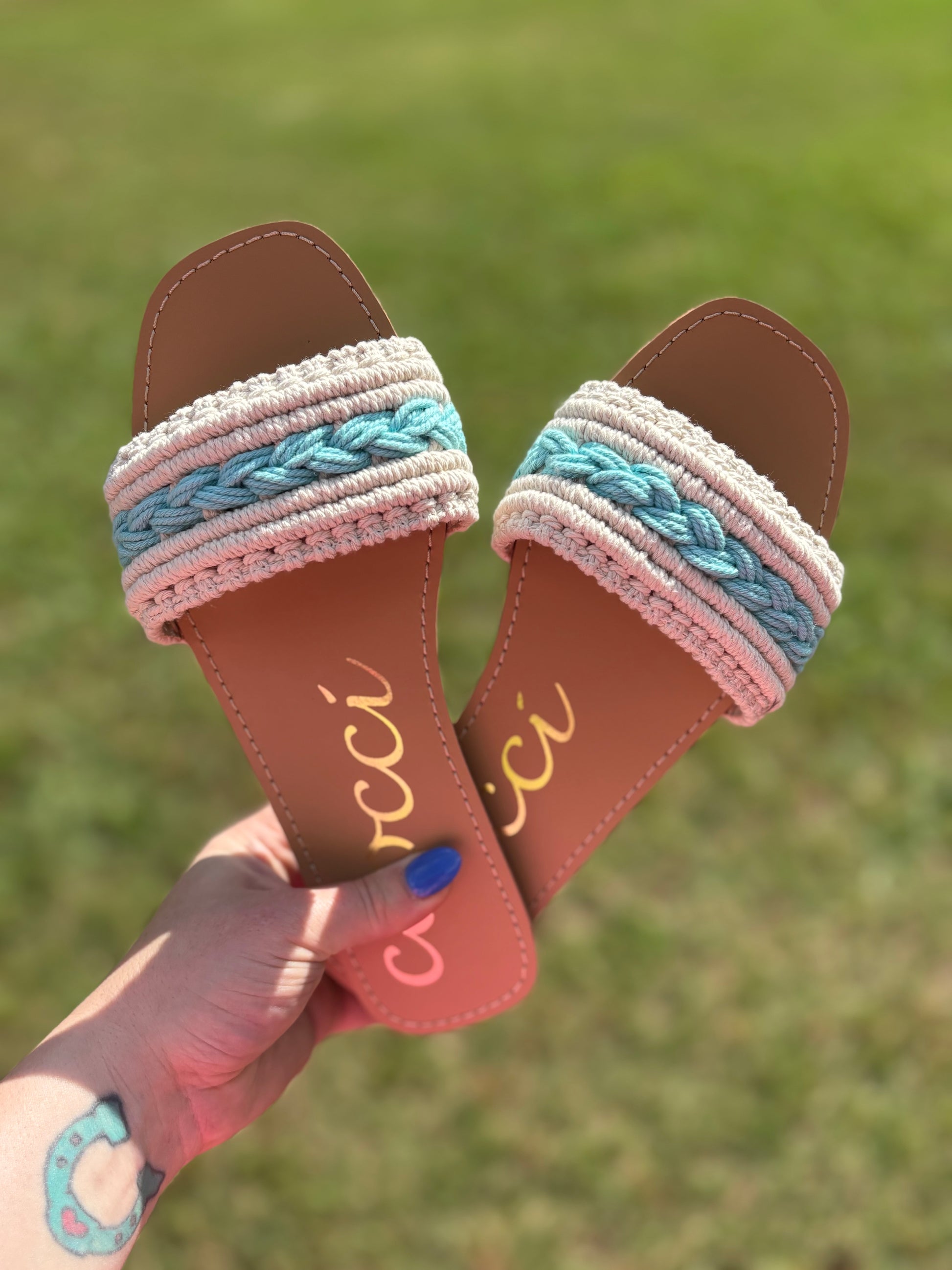 Nautical Stripe Sandals