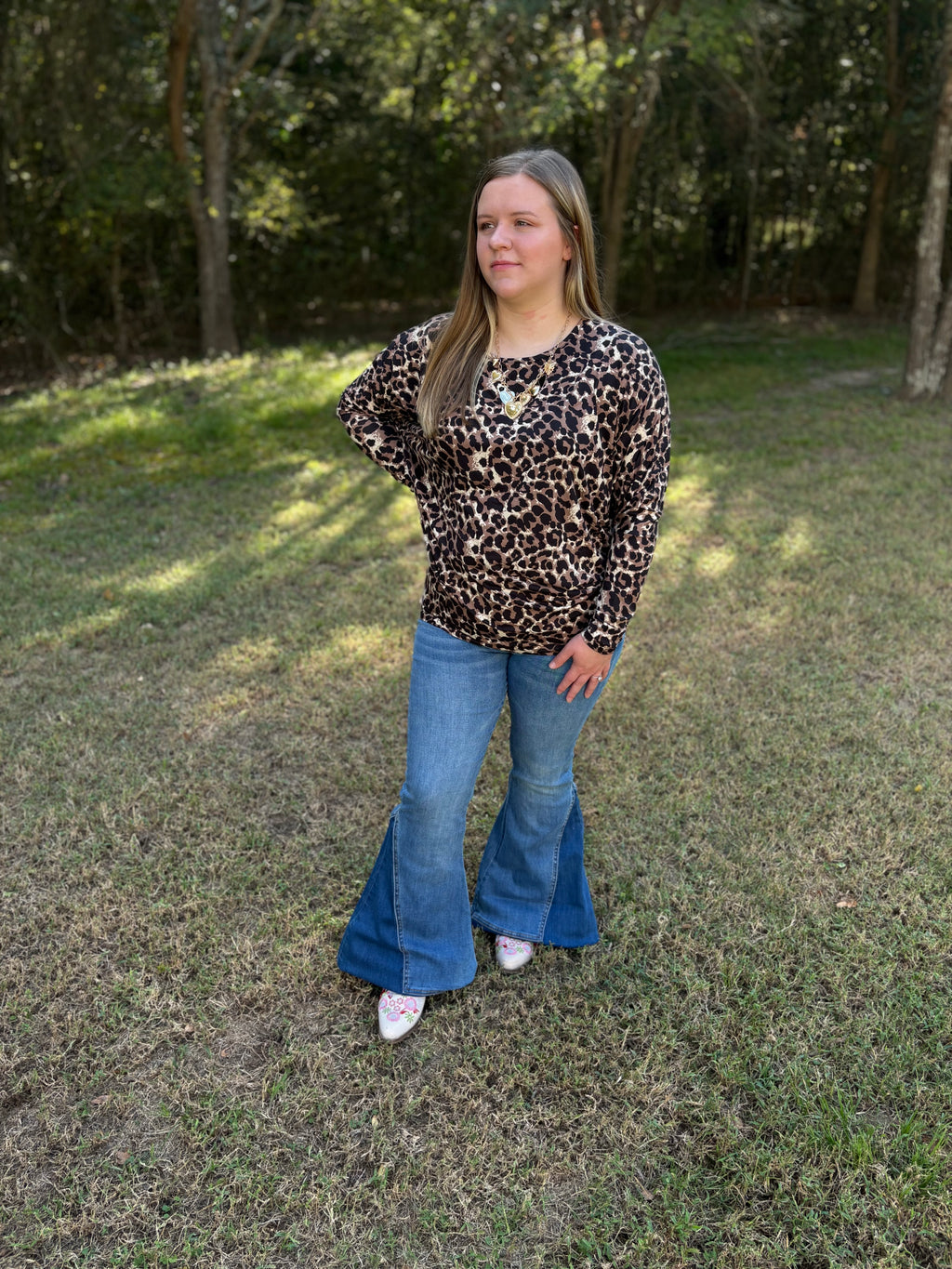 Leopard Batwing Longsleeve