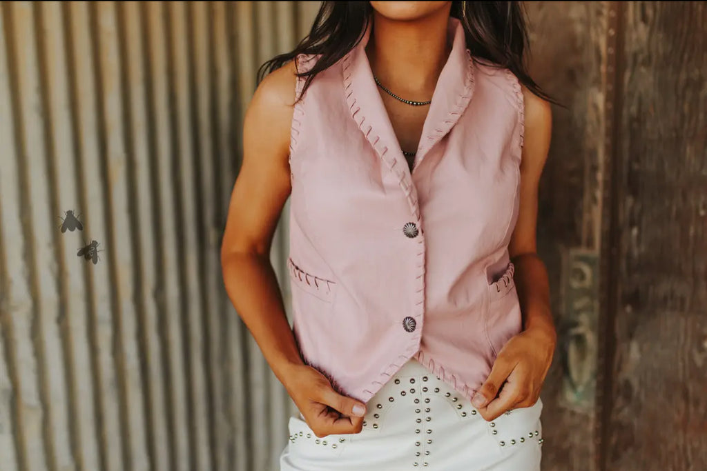 Blush’n Western Vest