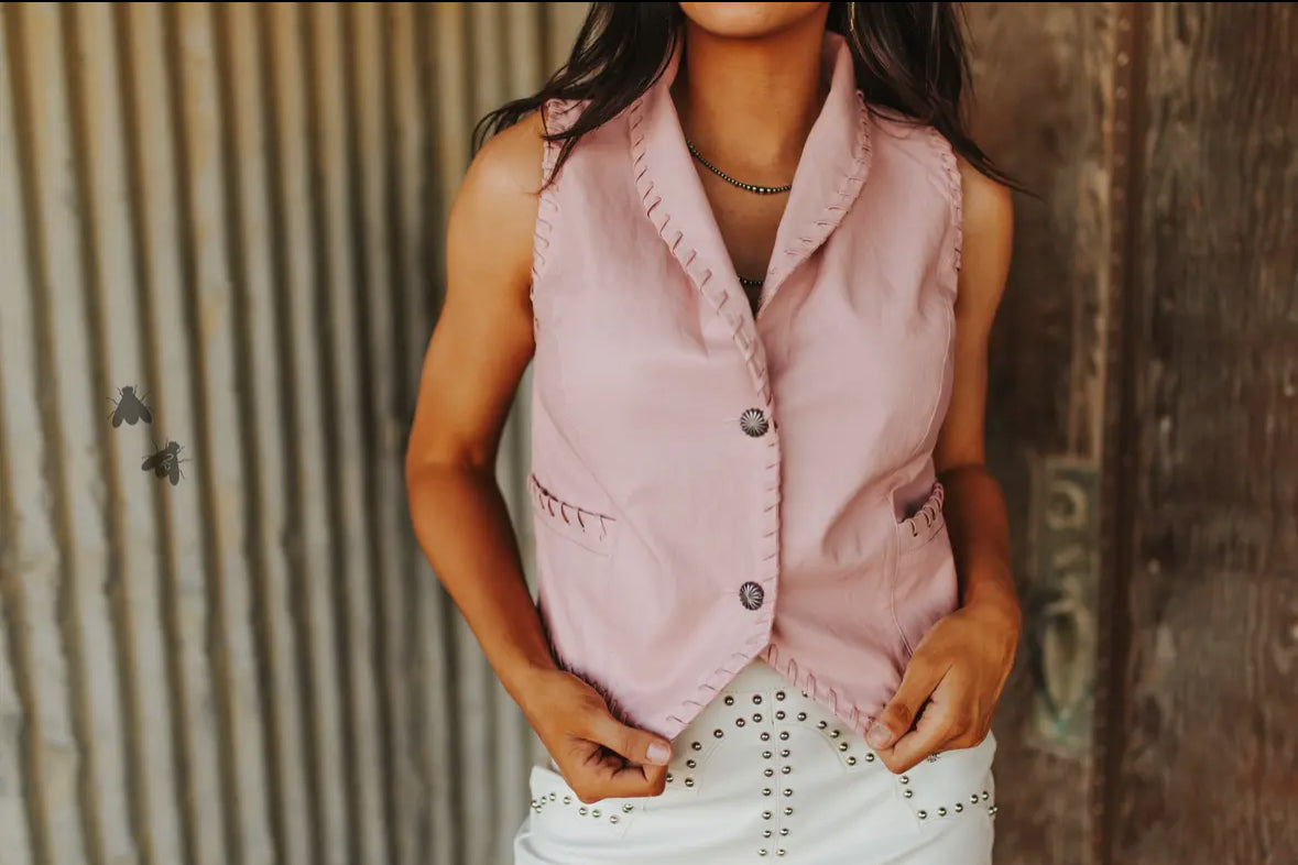Blush’n Western Vest