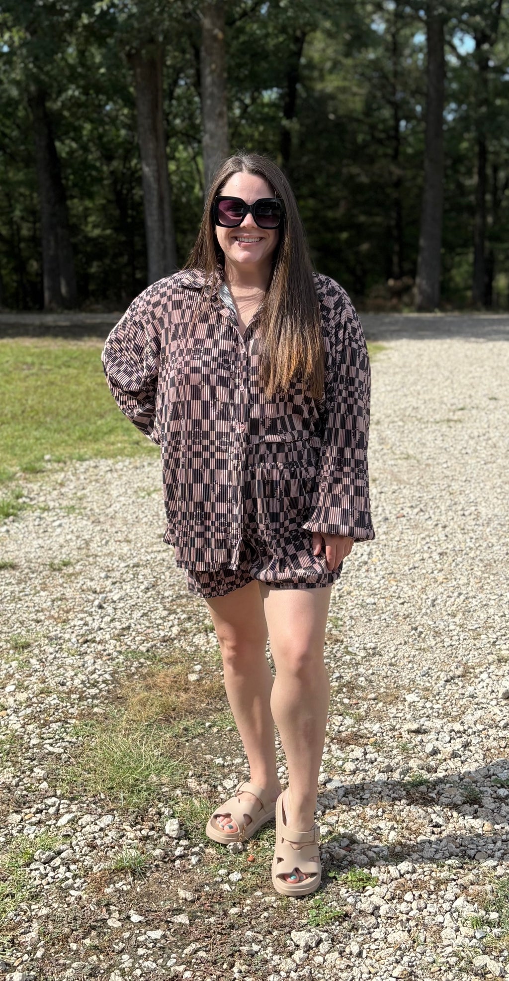 Neutral Aztec Lounge Set