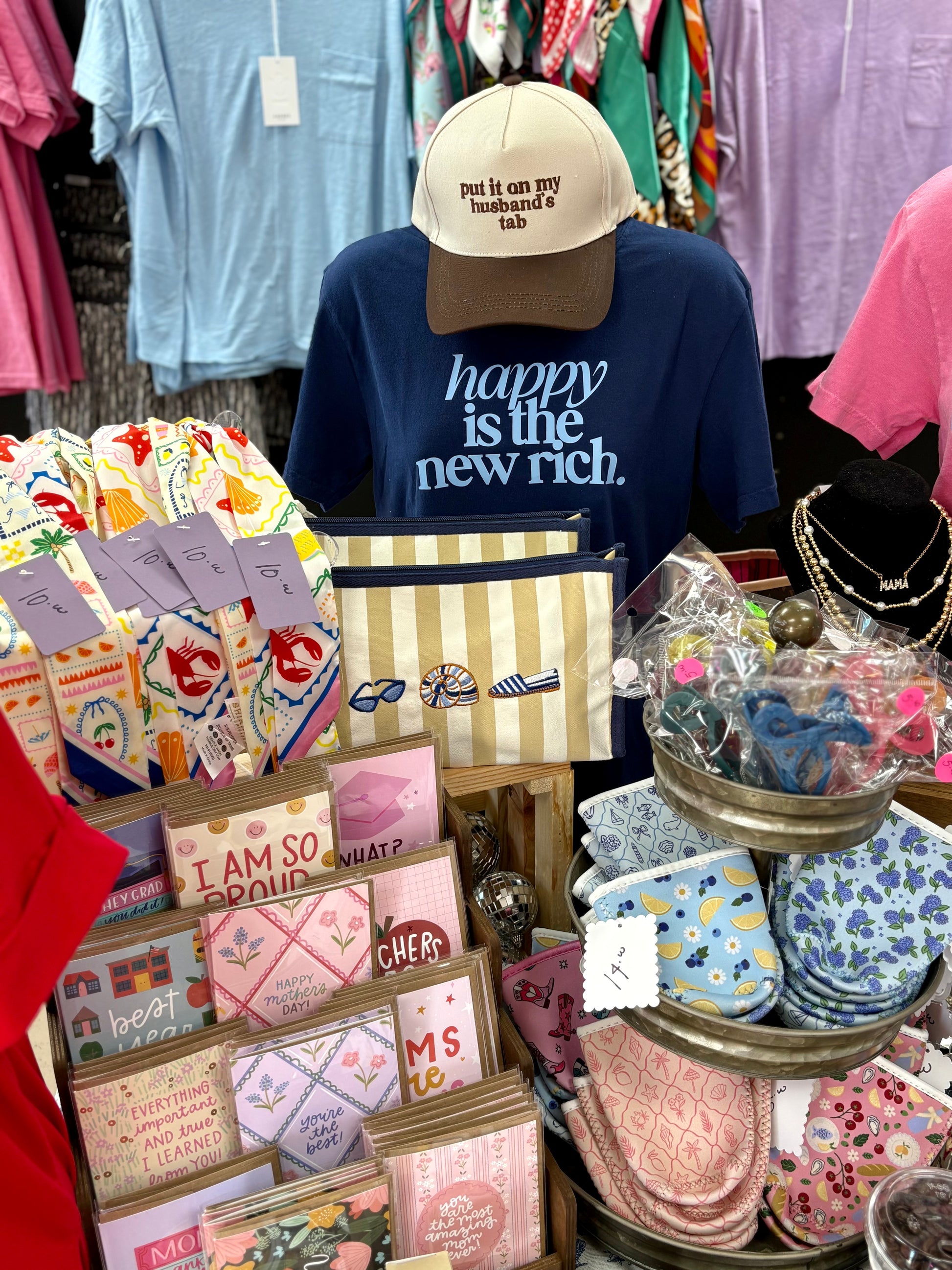 Happy is the new rich tee