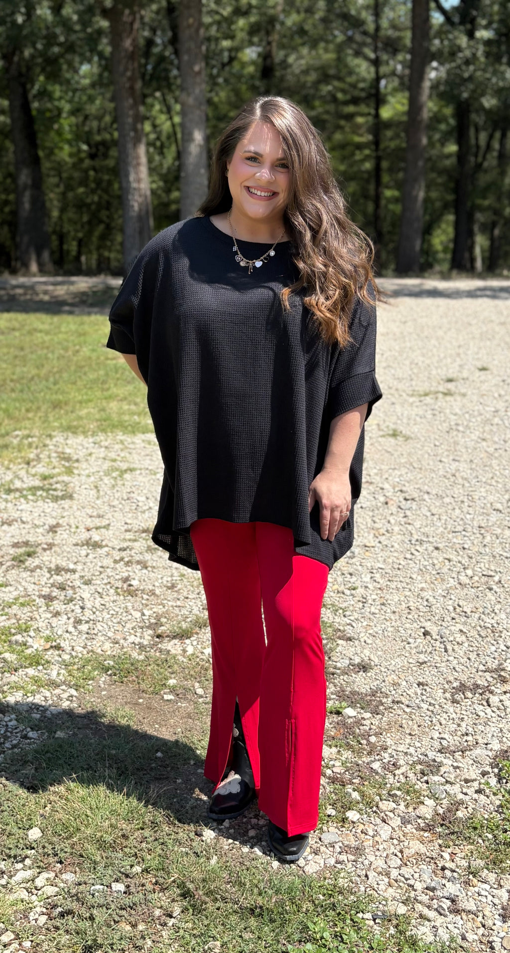Oversized Dolman Tunic Top