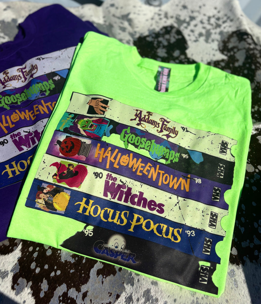 90’s Halloween Classics-VHS Tee