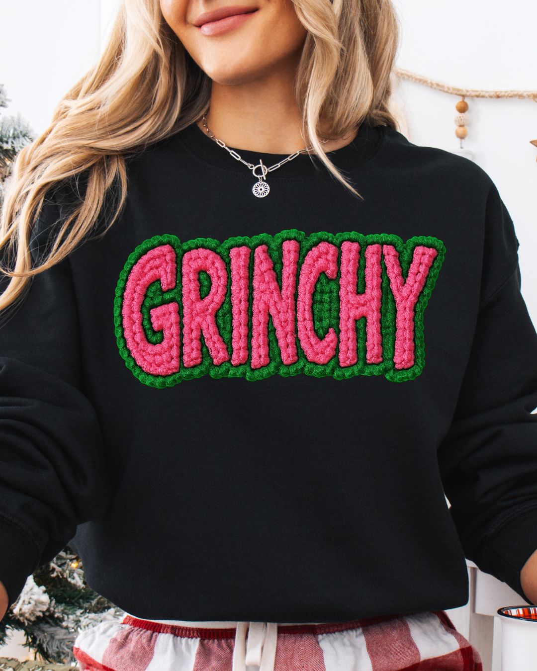 Grinchy Sweatshirt-Black