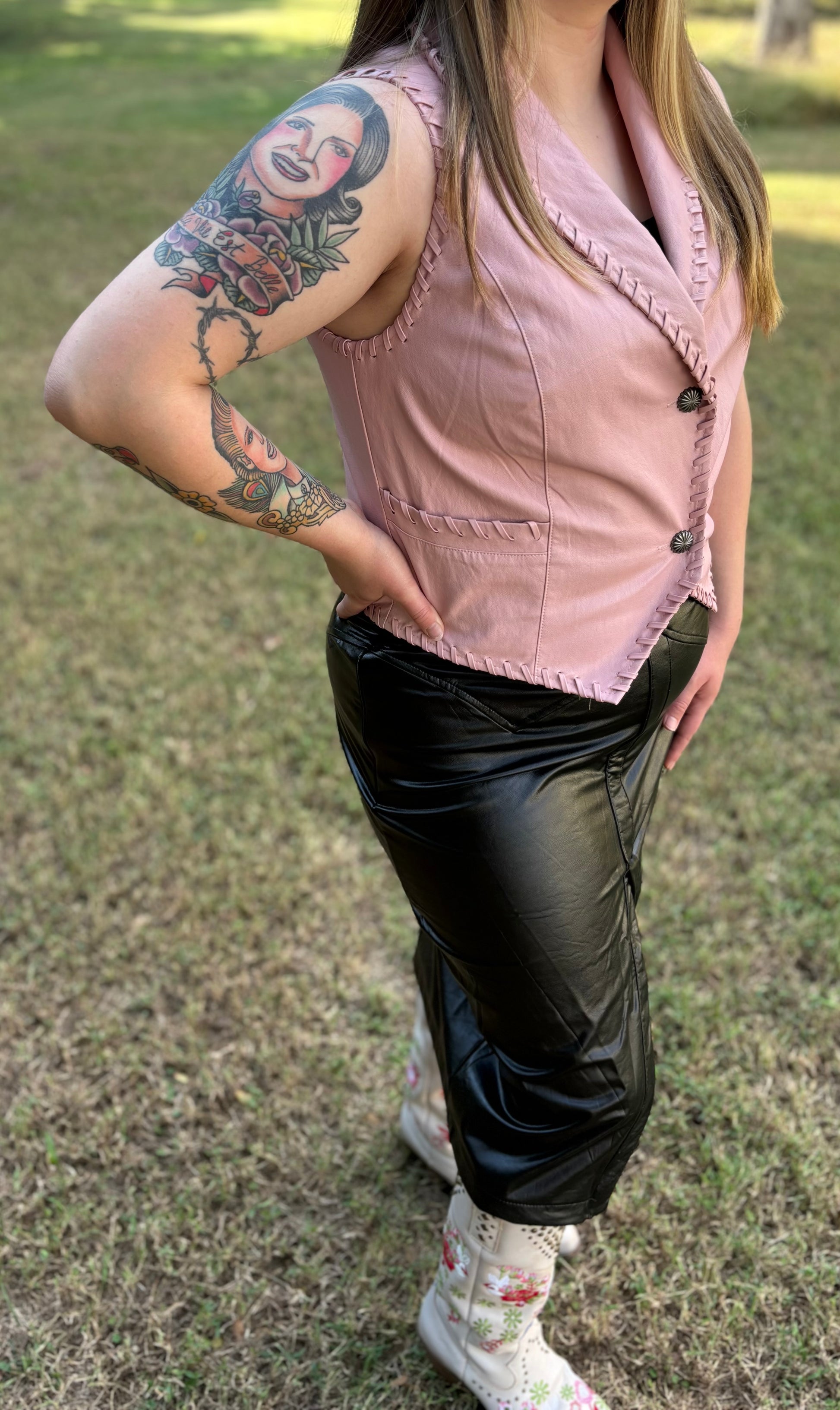 Blush’n Western Vest