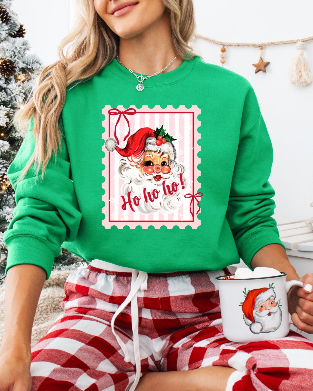Santa Stamp Sweatshirt