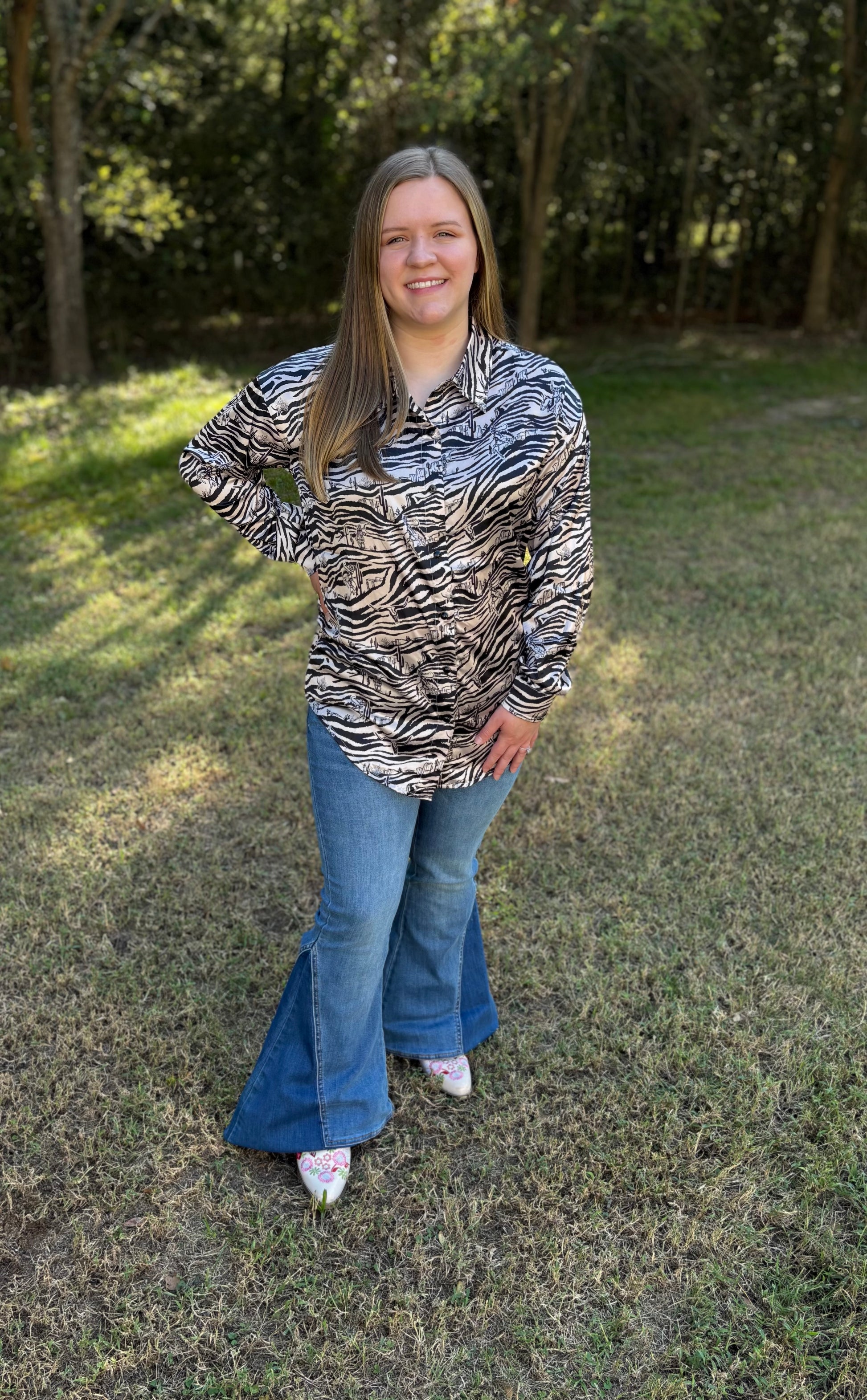 Untamed Button Up
