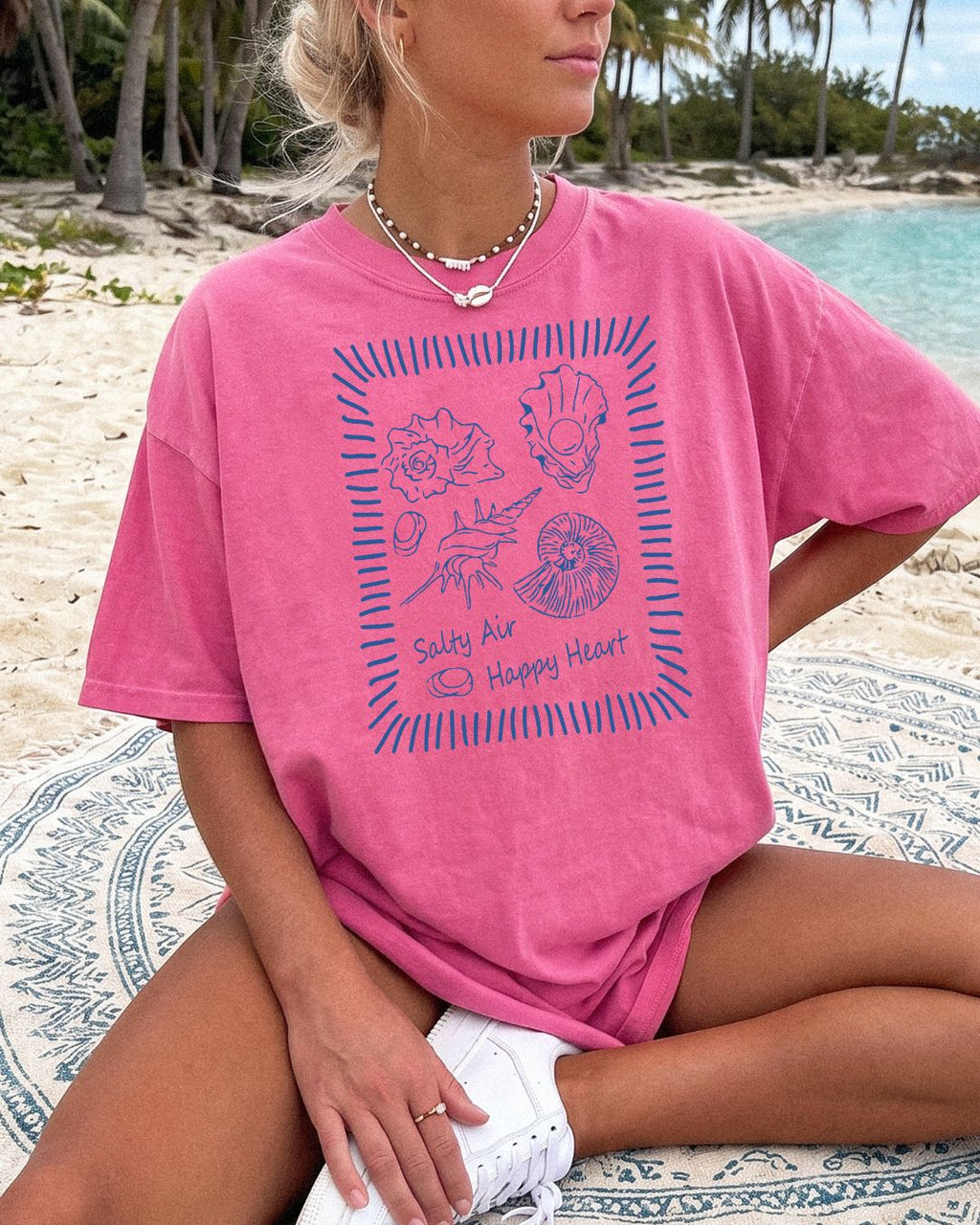 Salty Air Happy Heart Tee