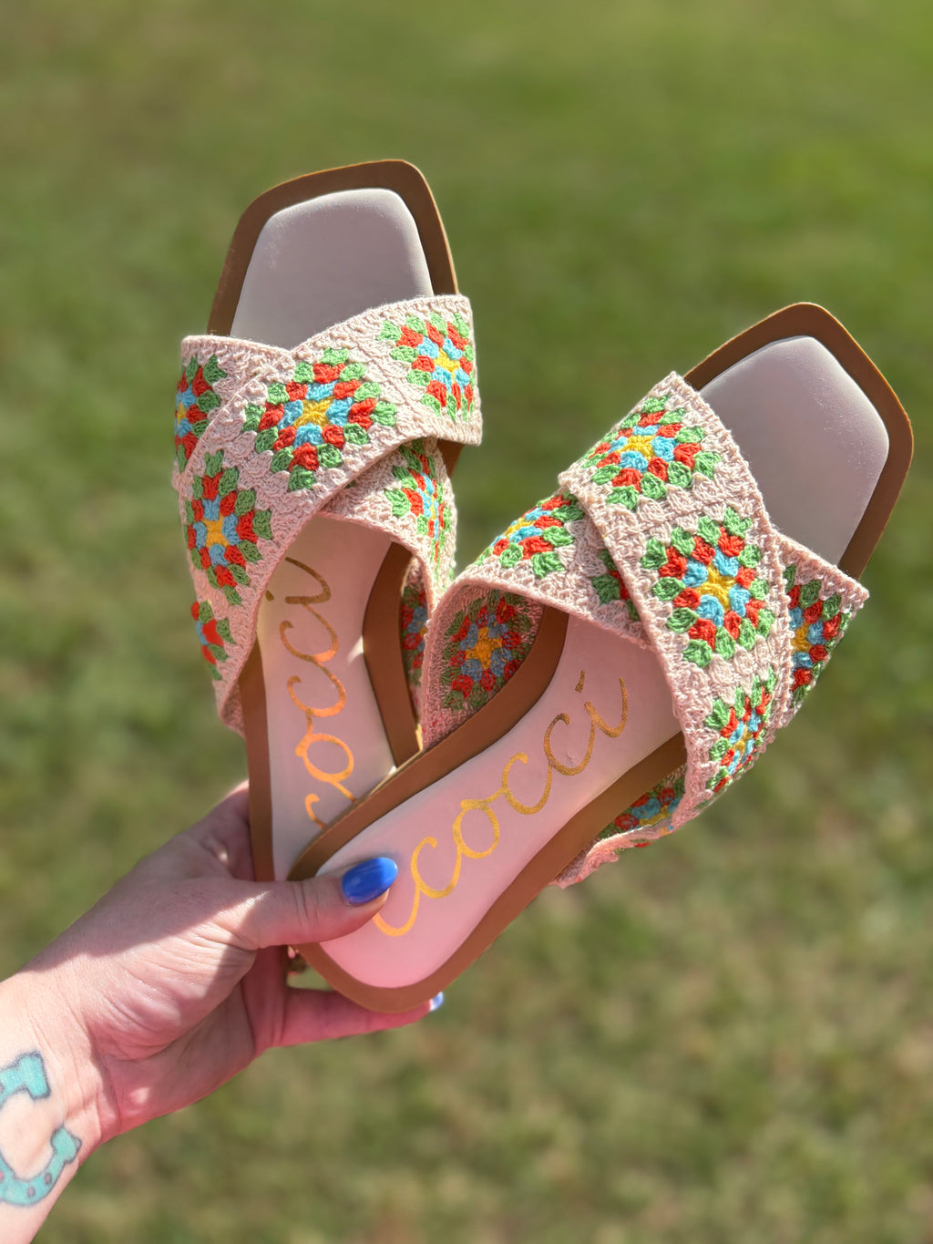 Granny Square Sandals