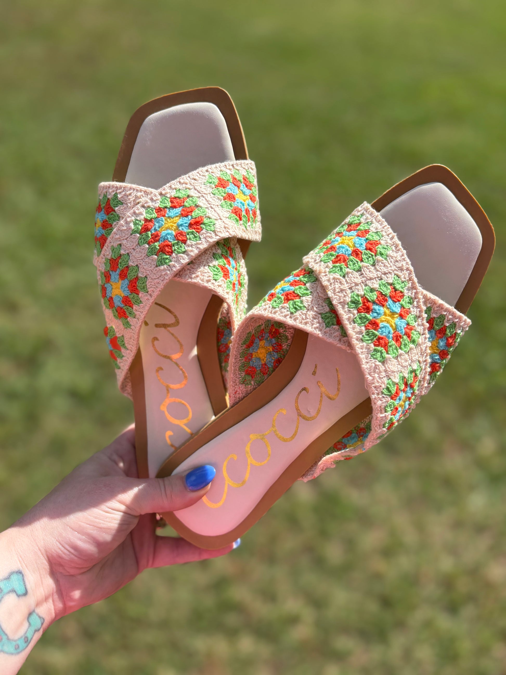 Granny Square Sandals