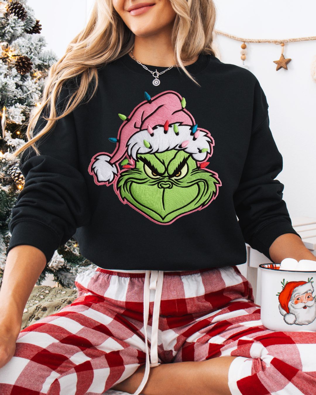 Grinch Sweatshirt-Black