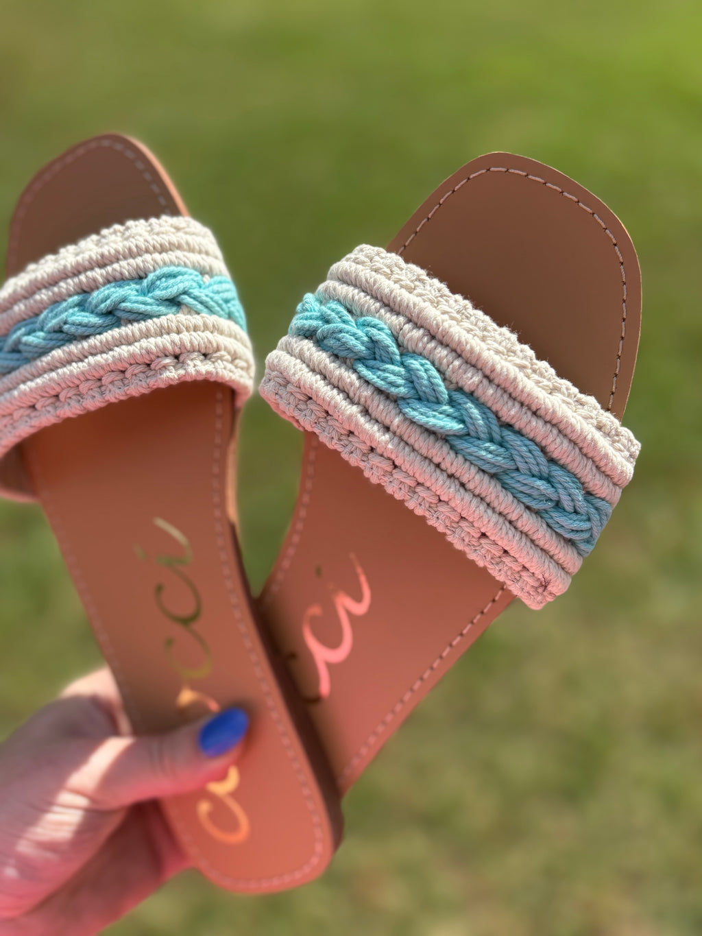 Nautical Stripe Sandals