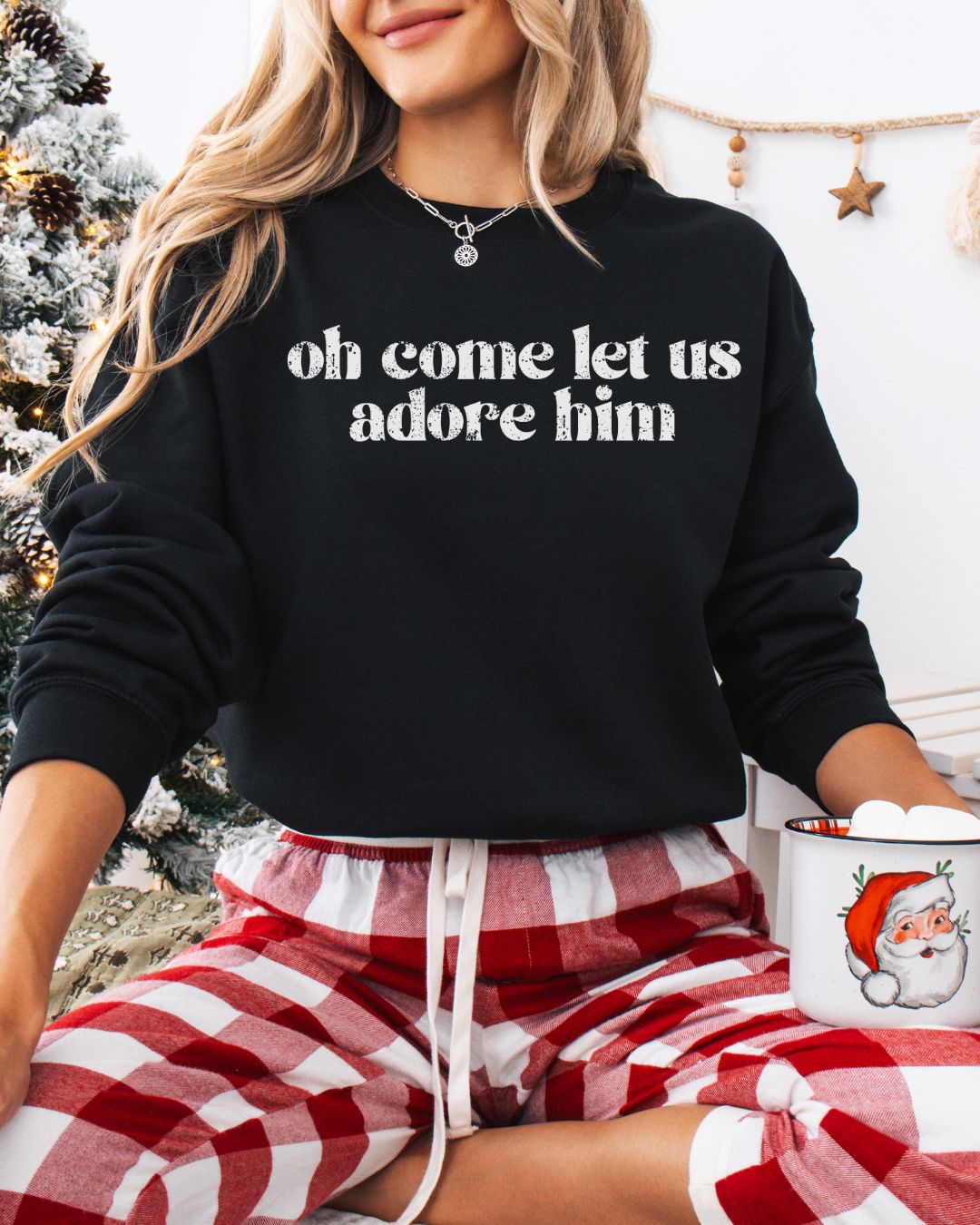 Oh come let us adore HIM Sweatshirt