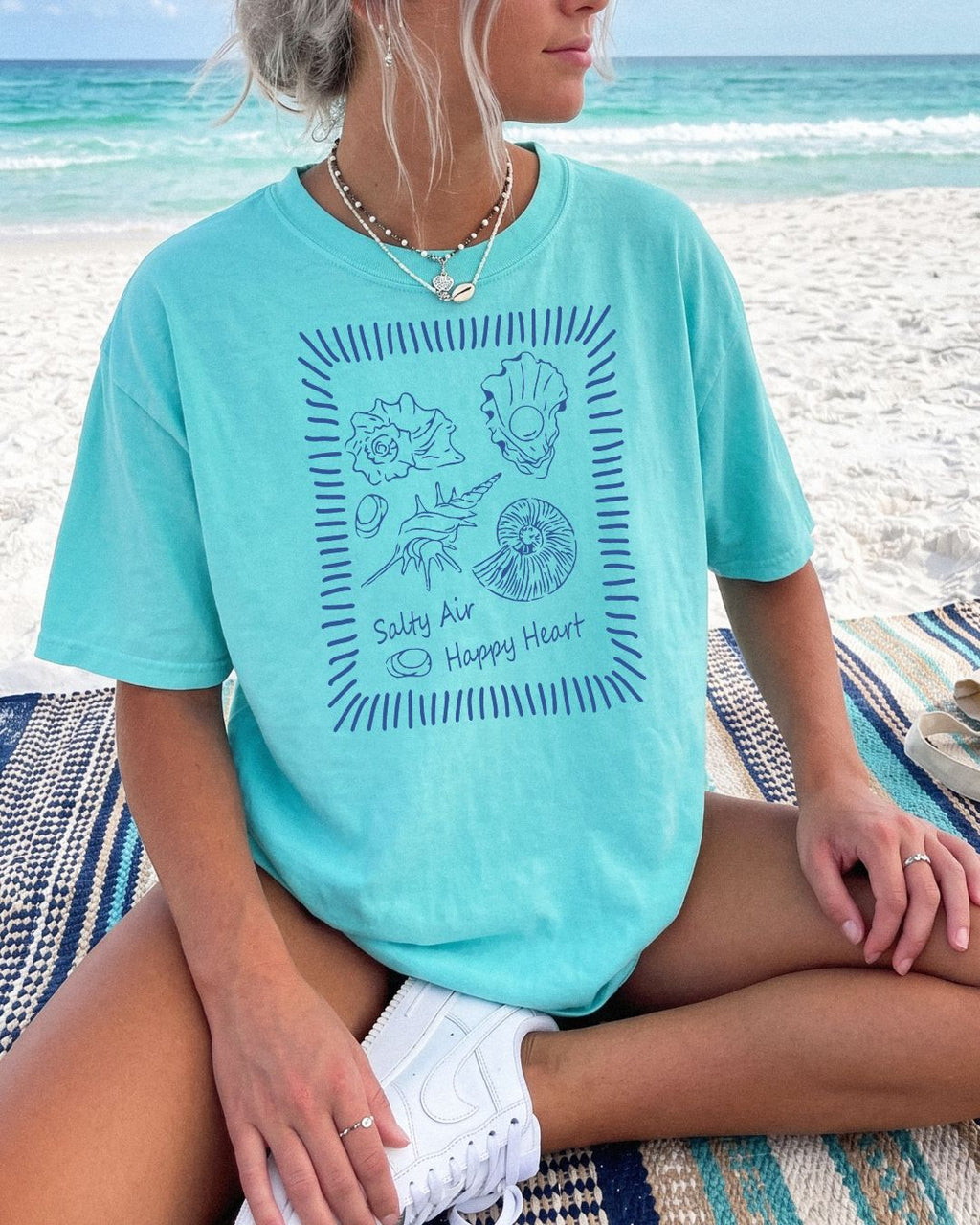 Salty Air Happy Heart Tee