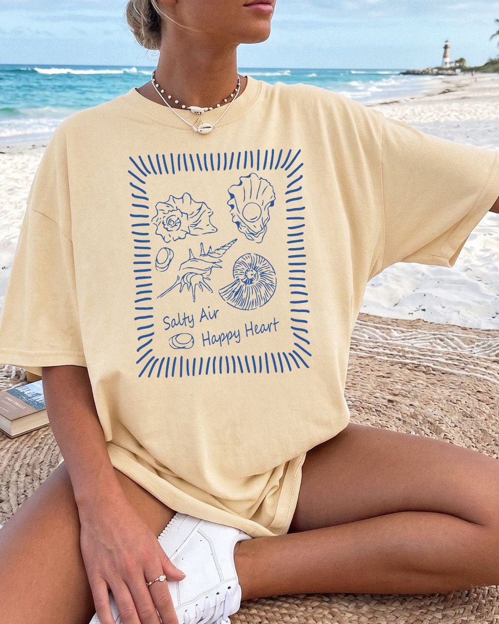 Salty Air Happy Heart Tee