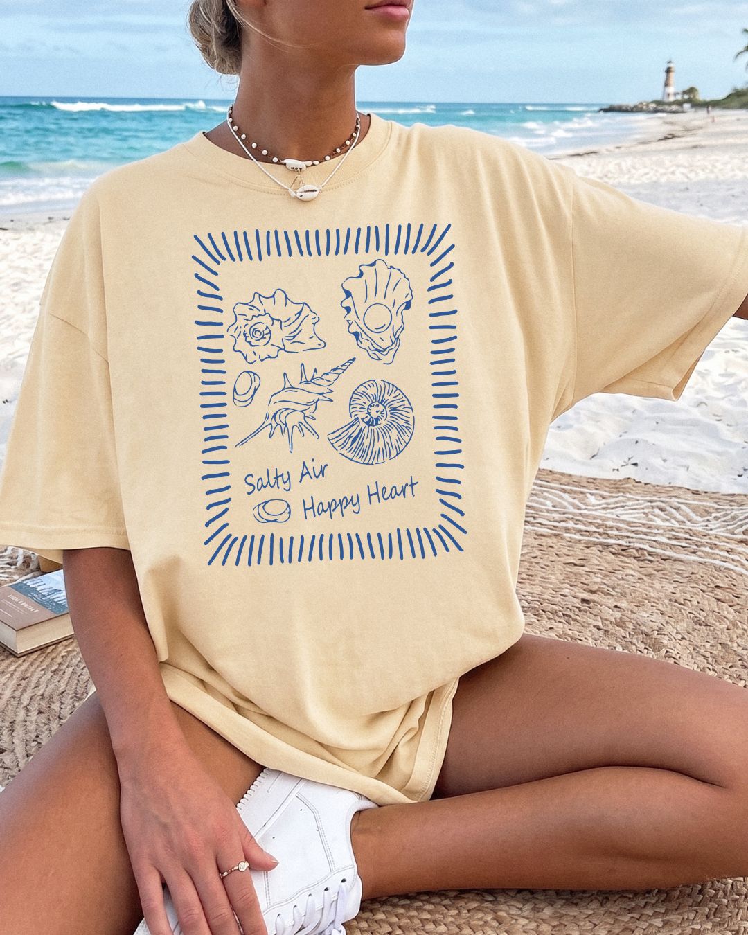 Salty Air Happy Heart Tee
