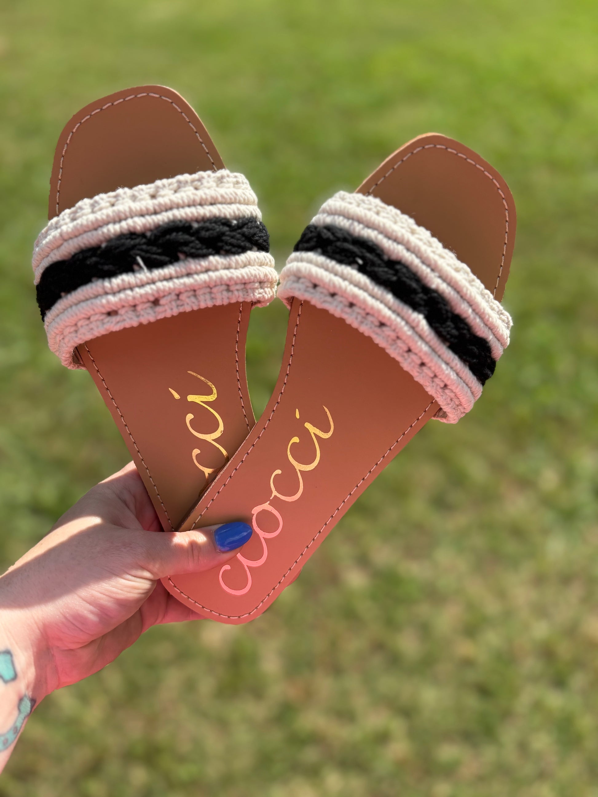 Nautical Stripe Sandals