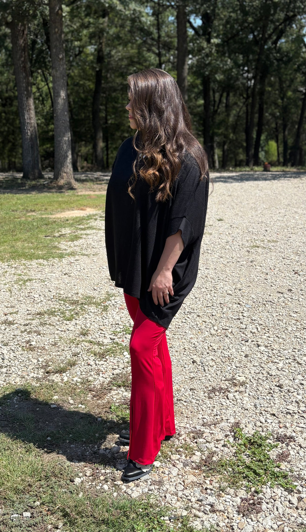 Oversized Dolman Tunic Top