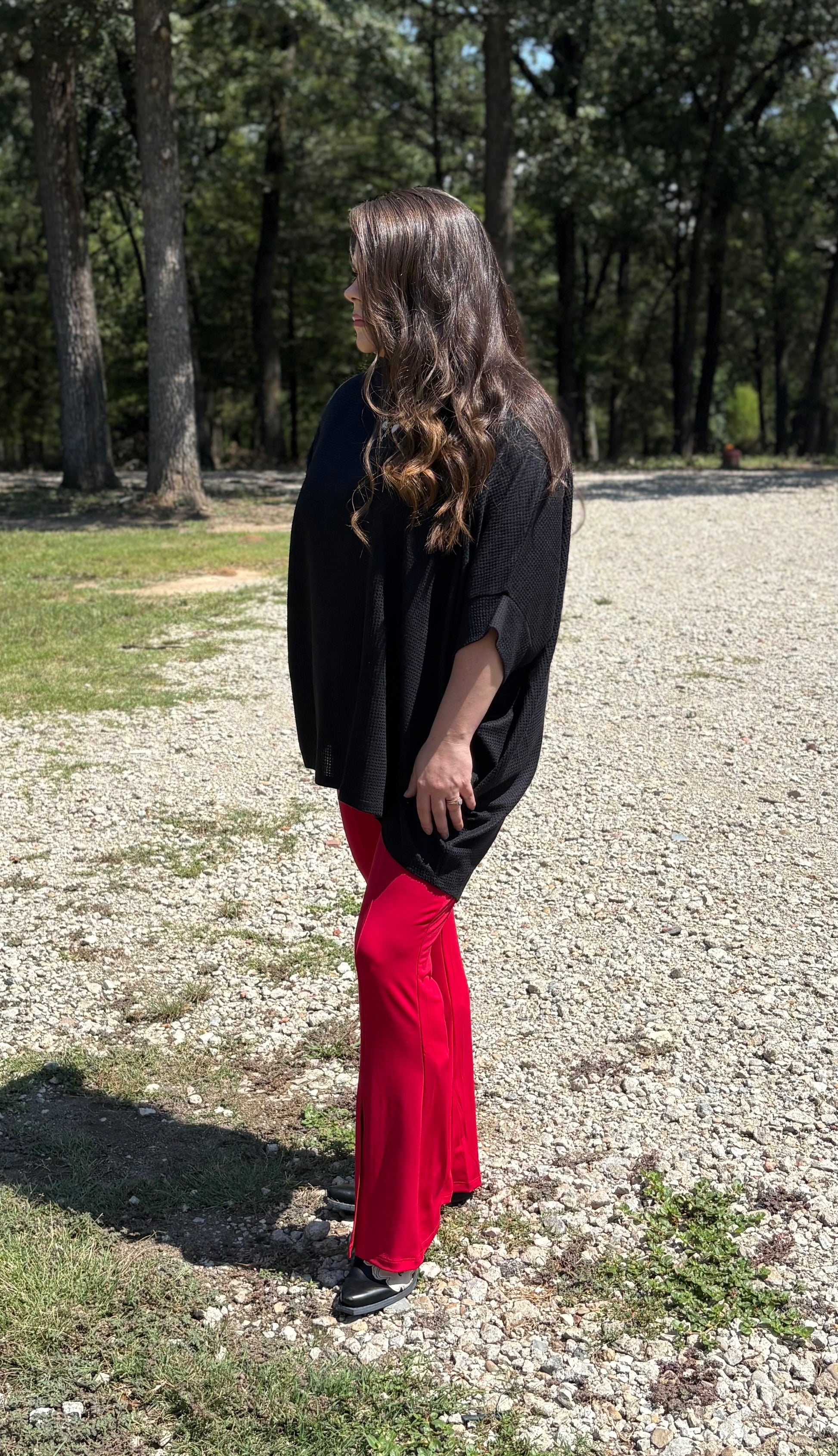 Oversized Dolman Tunic Top