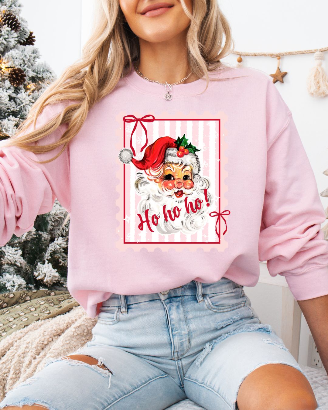 Santa Stamp Sweatshirt