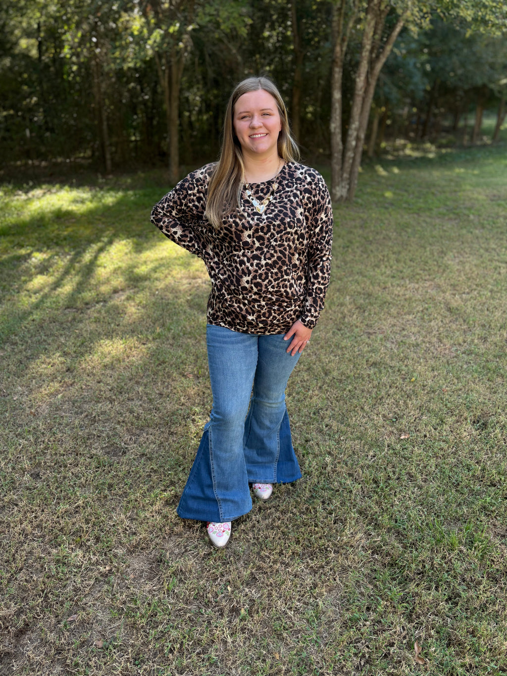 Leopard Batwing Longsleeve