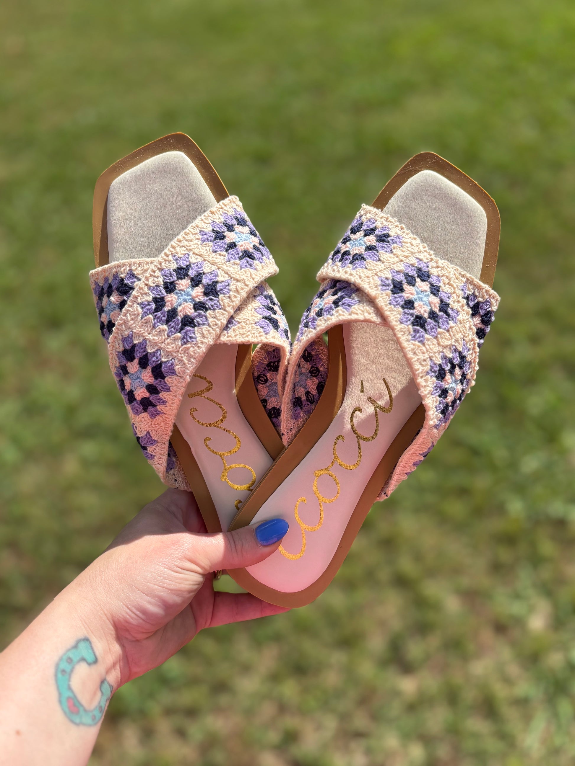 Granny Square Sandals