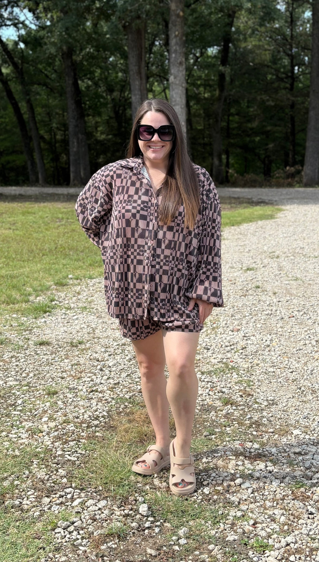 Neutral Aztec Lounge Set