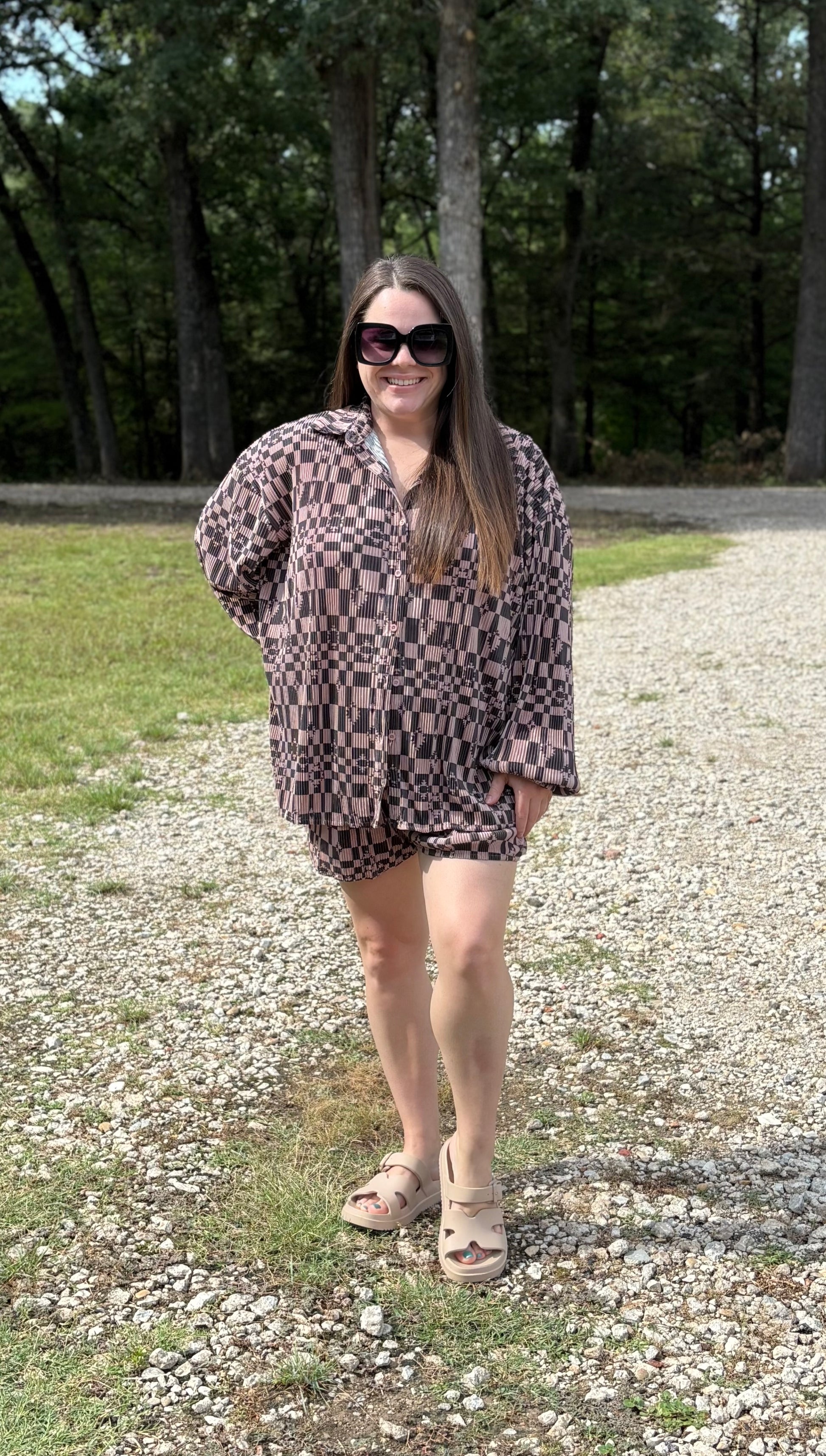 Neutral Aztec Lounge Set