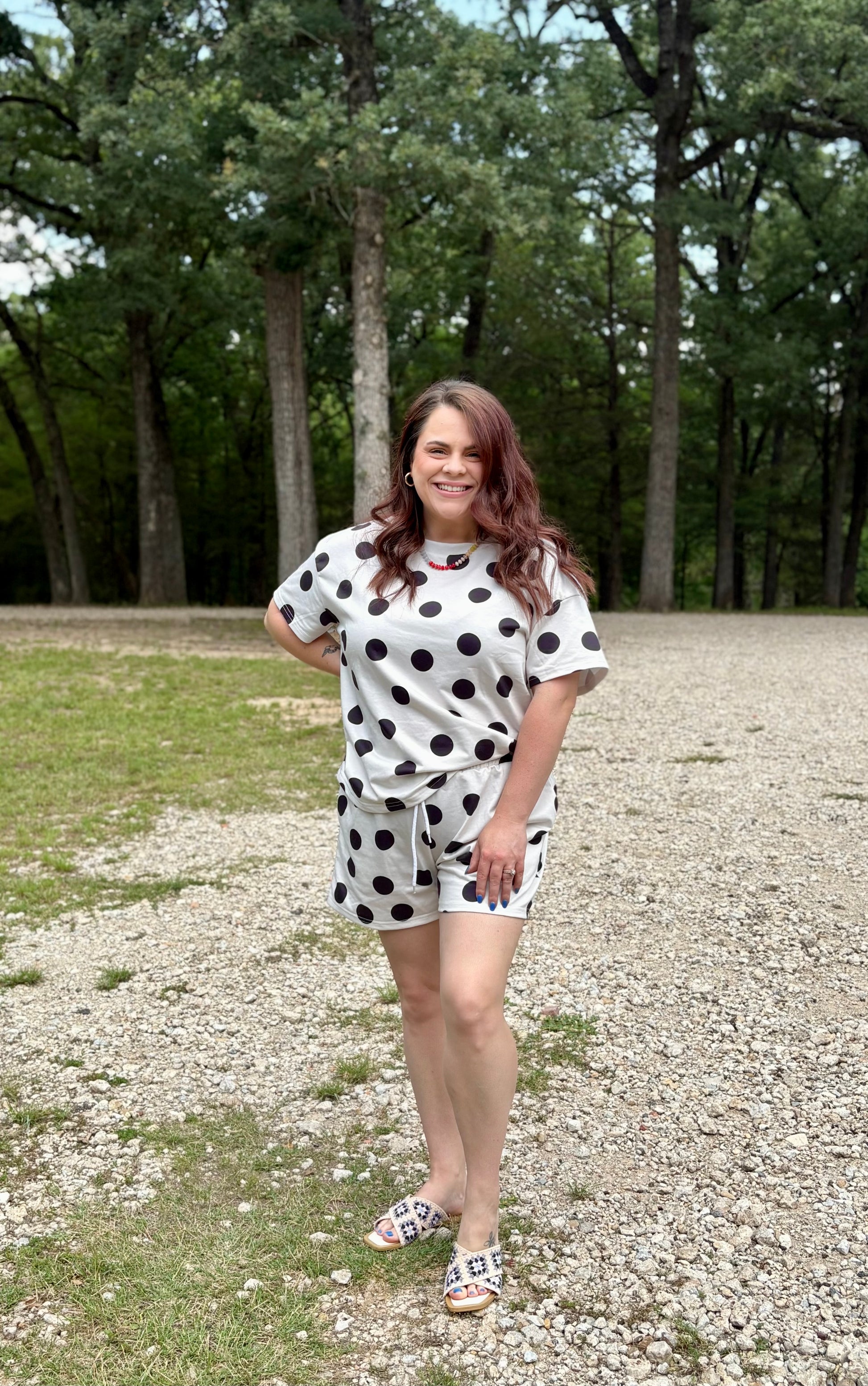 Polka Dot Short Set