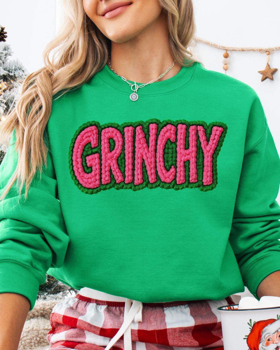 Grinchy Sweatshirt-Green