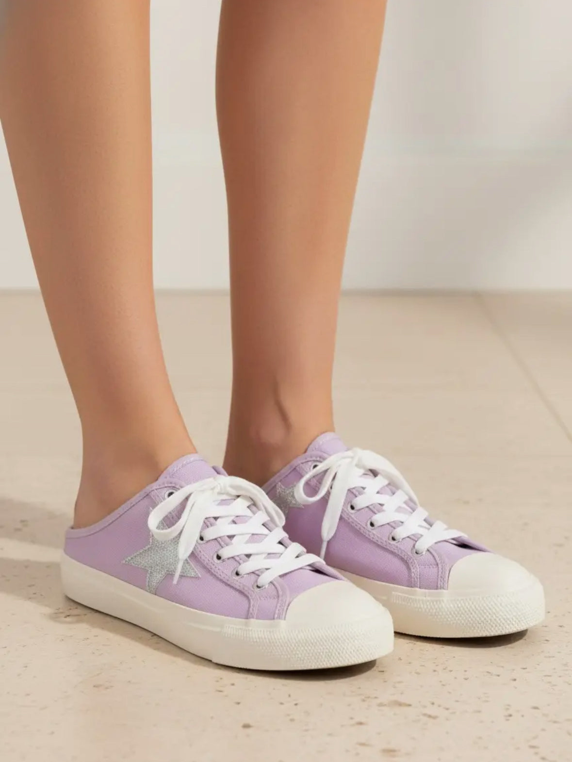 Purple Slip On Tennis Shoes